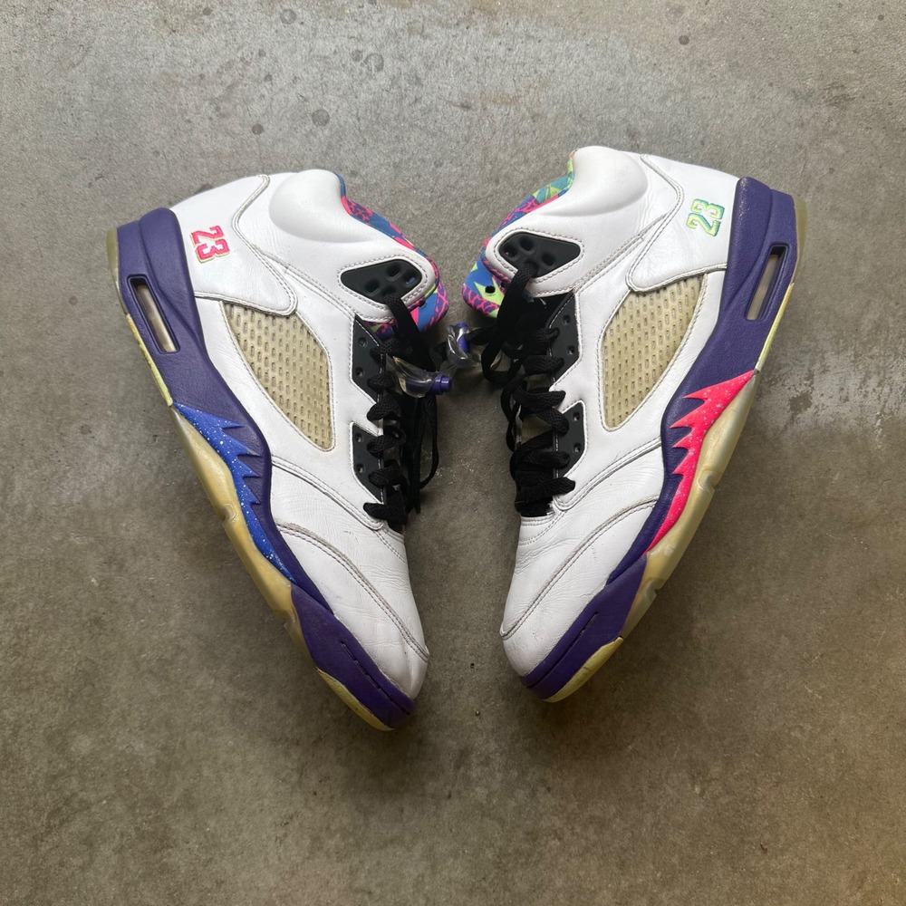 Jordan 5 Retro Alternate Bel-Air White Purple Mens Size 11